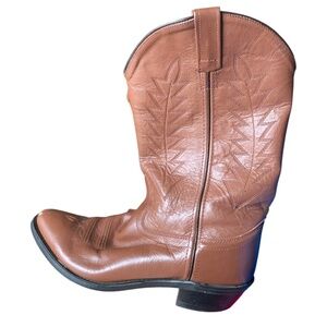 Sheplers Old West Cowboy Boots Women's 9.5 Brown Boots SCL7017 Upper Leather
